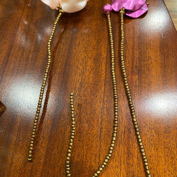 Set of New Handmade 16 Beaded Pink & purple color Artificial Flower Stems - Picture 6 of 6